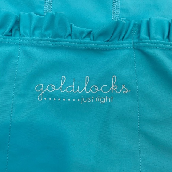 Albion Light Blue Ruffle Racerback Tank Top - Picture 7 of 7